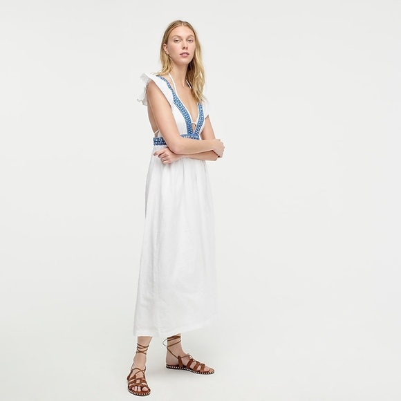 j crew linen maxi dresses